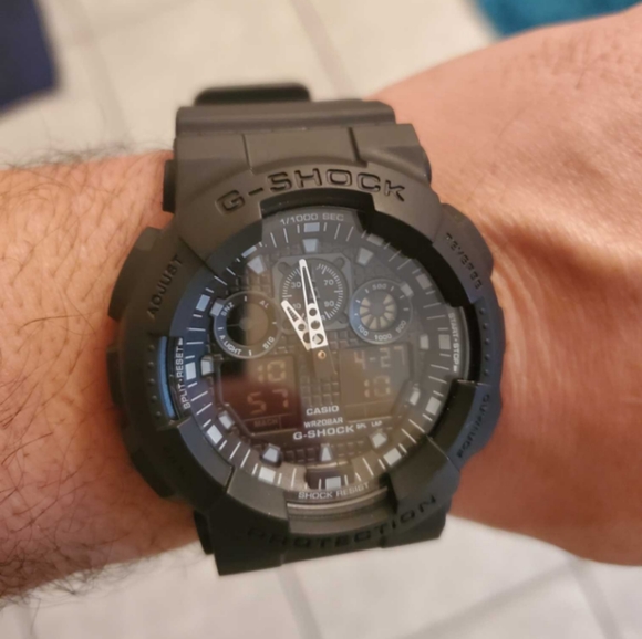 g shock triple black